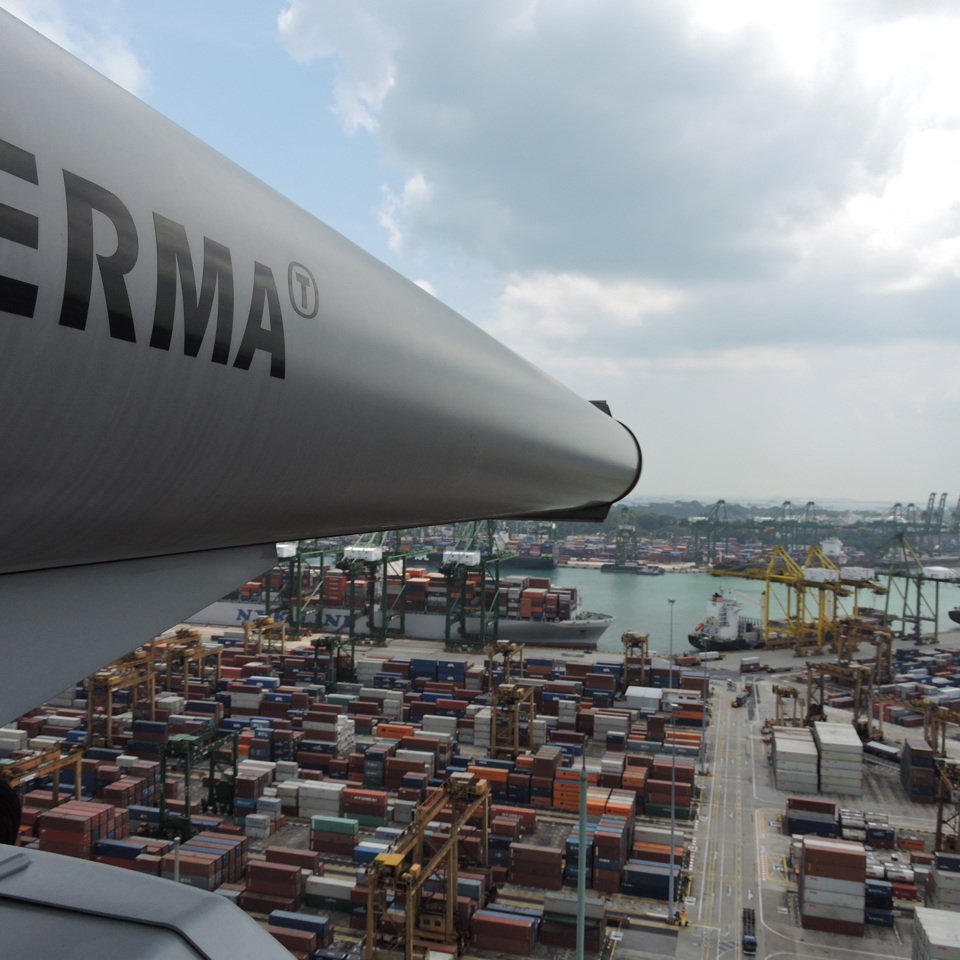 Terma SCANTER Radar at Singapore Port.