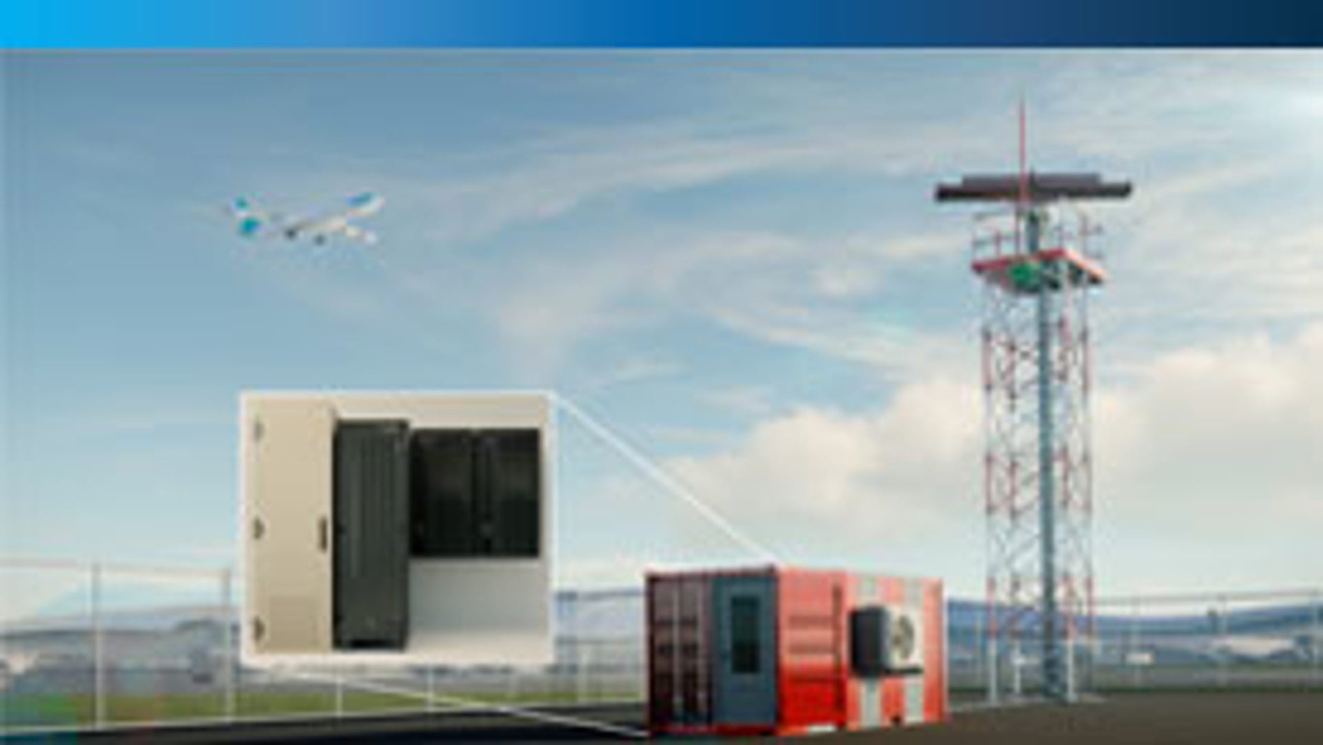 Air Traffic Control Co Mounted Scanter Radar