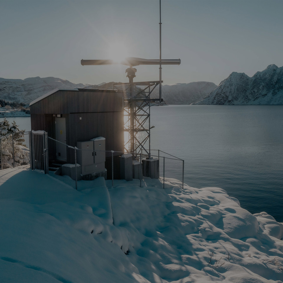 Groundbased Radar In Norway, protected by Terma SCANTER Radar.