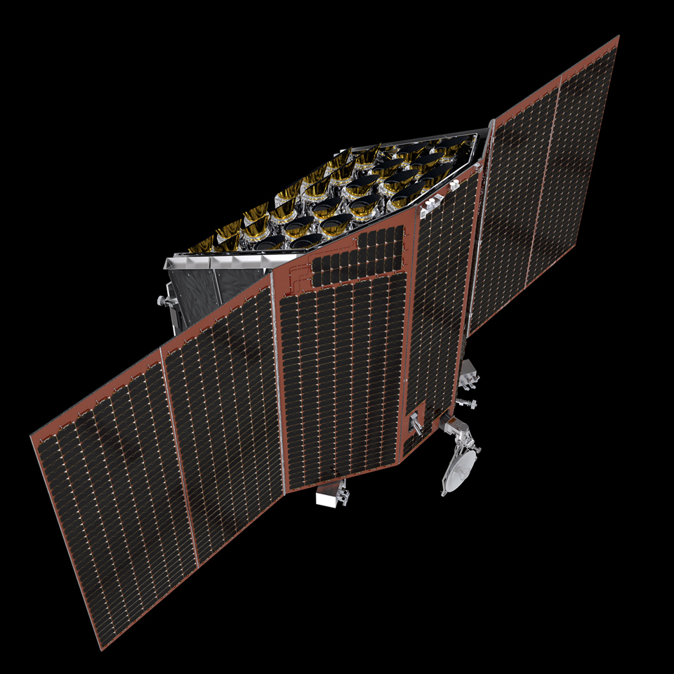 Artist's impression of ESA's PLATO spacecraft