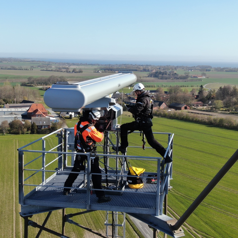 Terma Service Engineers conducting service on a SCANTER radar