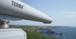 Coastal surveillance with a Terma SCANTER radar.