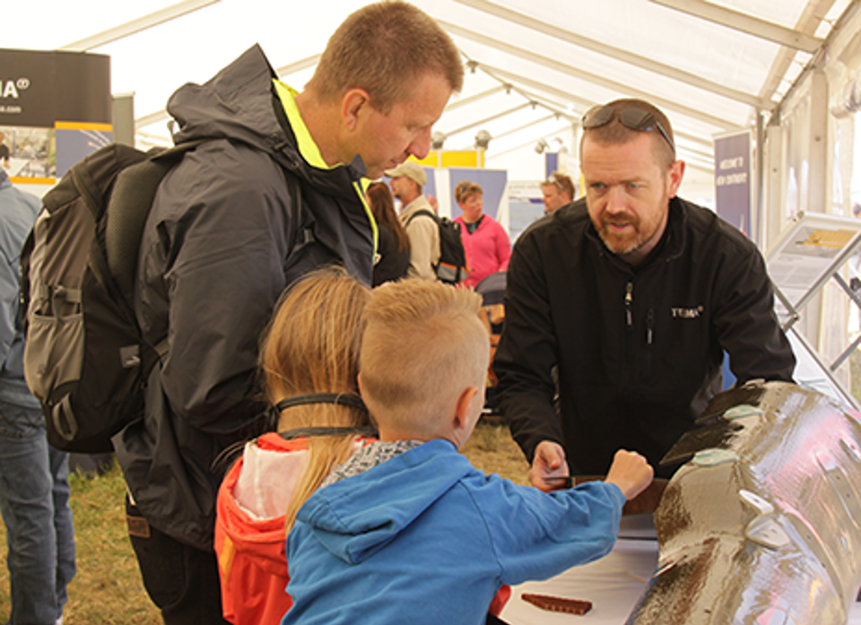 Terma at Danish Air Show.