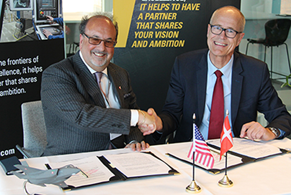 Terma and Northrop Grumman Sign F-35 Memorandum of Understanding.