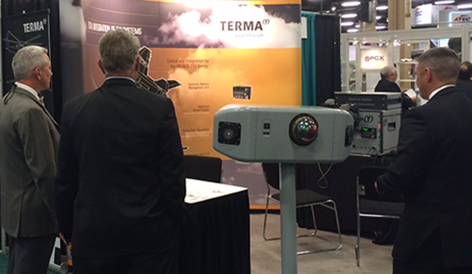 Terma at the AAAA Summit 2016, DIRCM, Universal Directed Infra-Red Counter Measure (DIRCM) Pod.