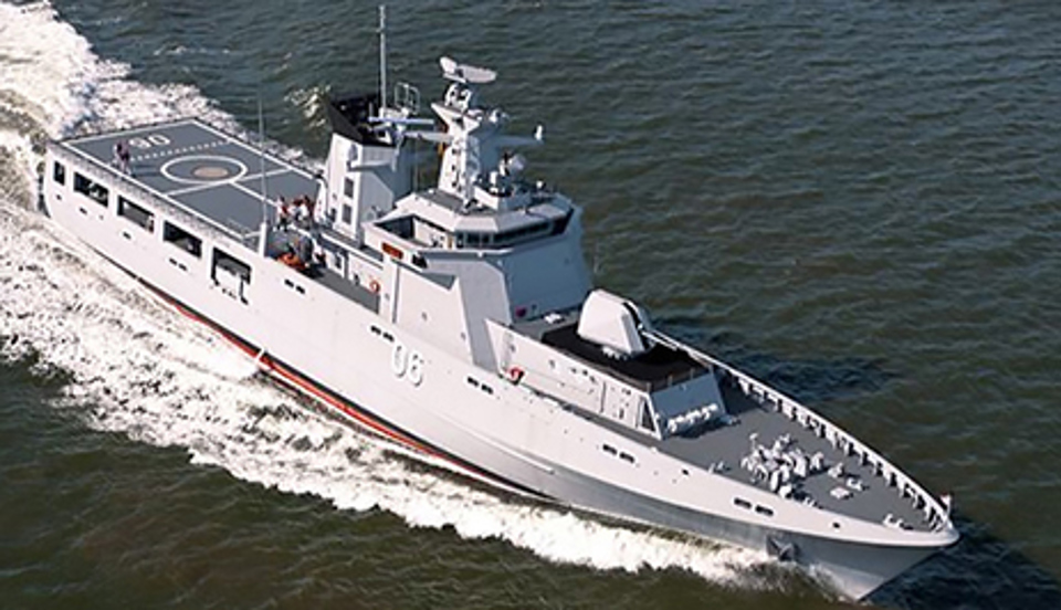 Offshore patrol vessel.