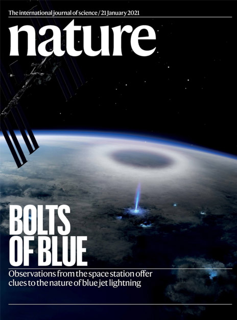 Nature Magazine cover January 2021