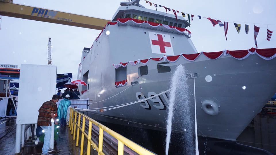 Indonesian Navy Hospital Assistance Ships with Terma radar