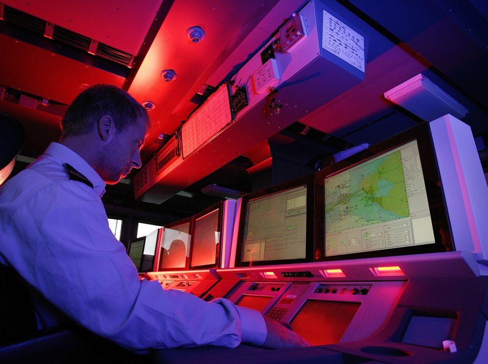Command and control room.