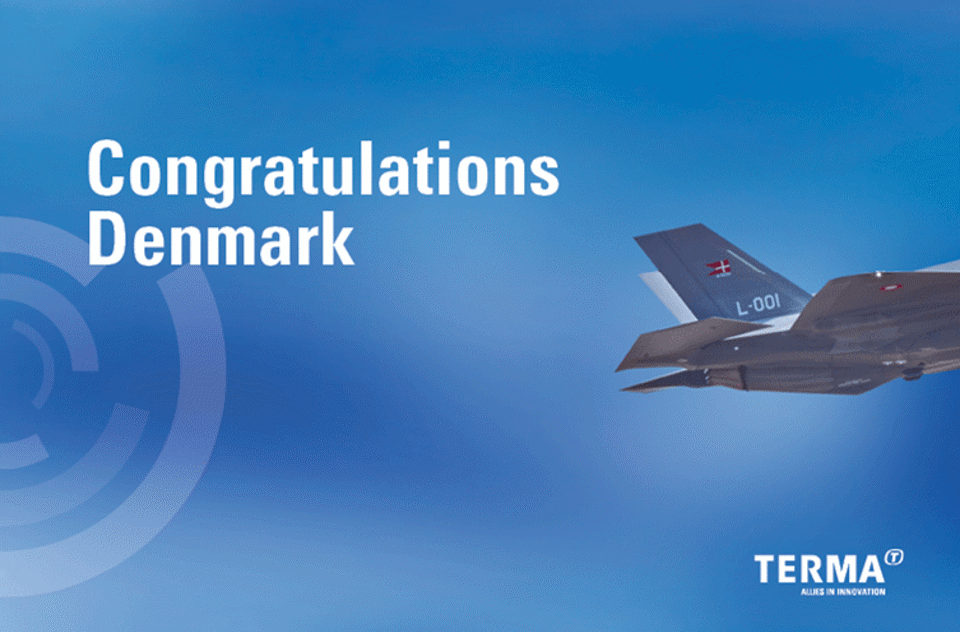 F 35 Congratulations Denmark