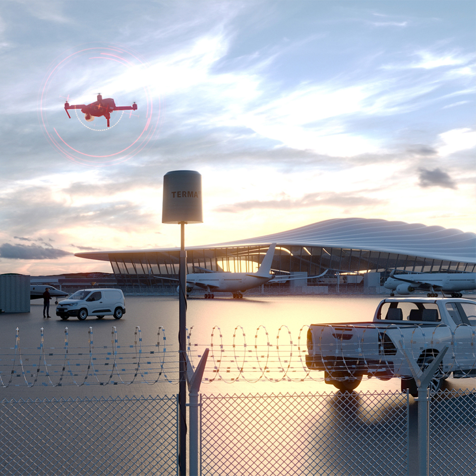 SCANTER Sphera 3D Radar At Airport 1000X1000