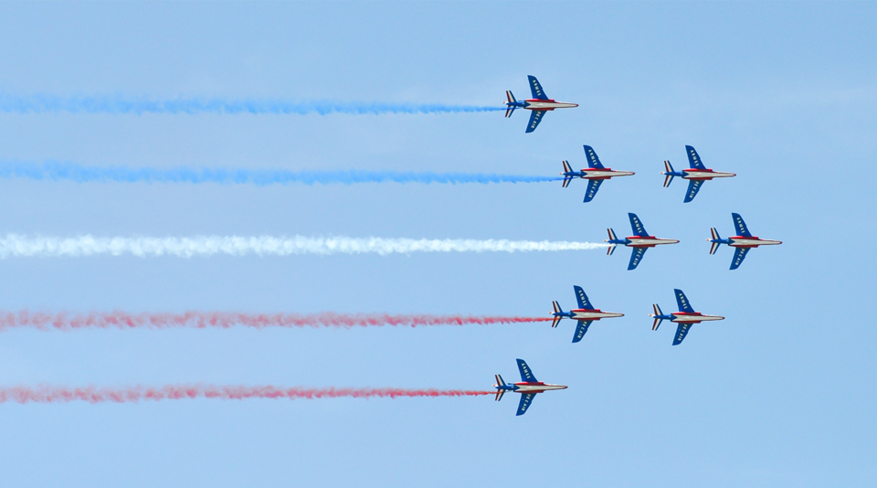Planes Flying Air Show.