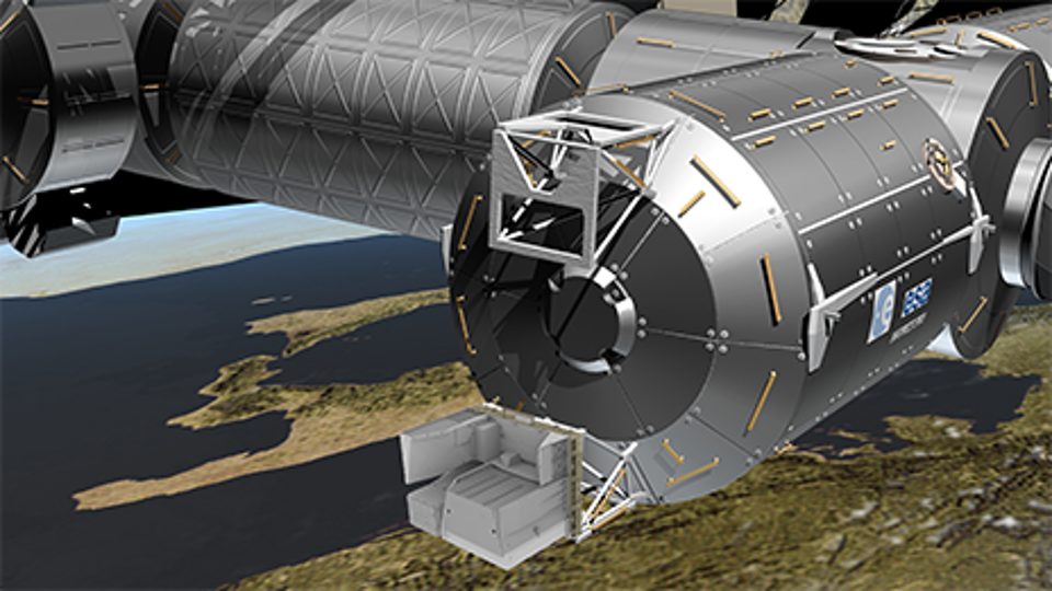 ASIM, Atmosphere-Space Interactions Monitor, mounted on the Columbus module at ISS.