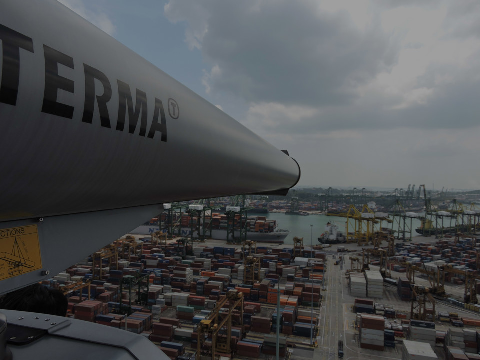 Terma SCANTER 2000 Surveillance Radar at Singapore Harbor