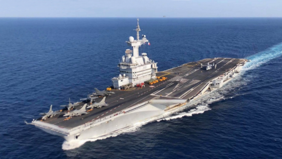 Terma SCANTER radars on French aircraft carrier.