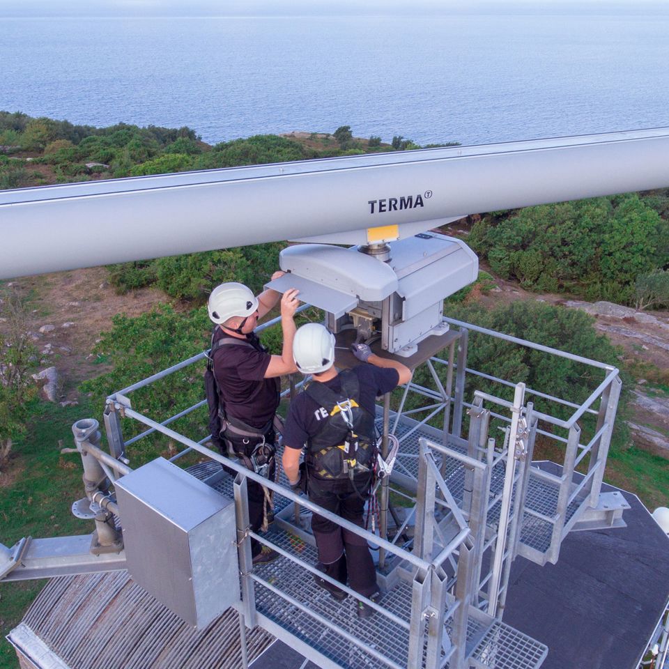 Terma SCANTER radar protecting the coastline of Bornholm in Denmark.