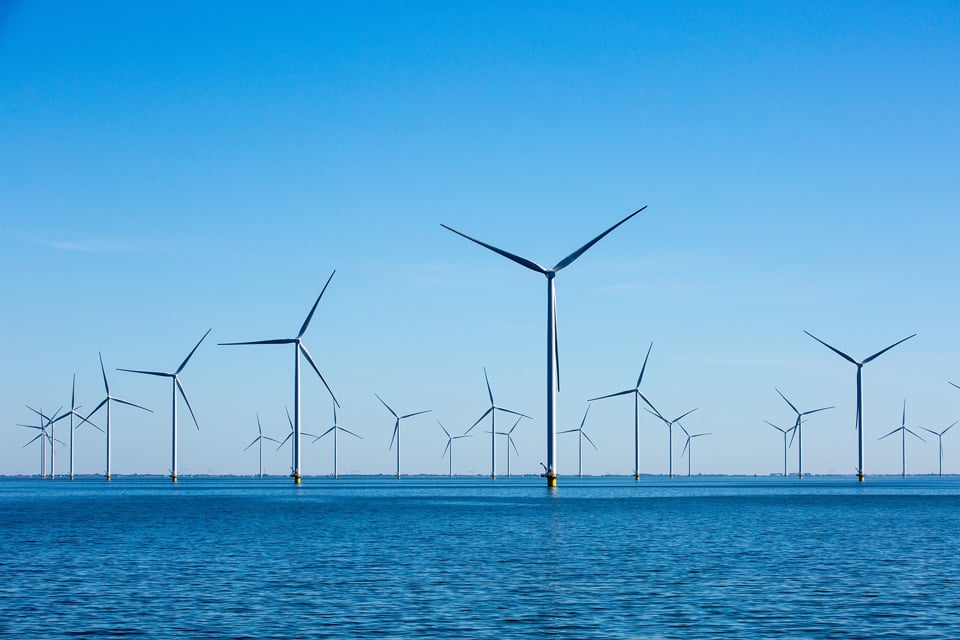 Windpark Fryslân offshore windfarm