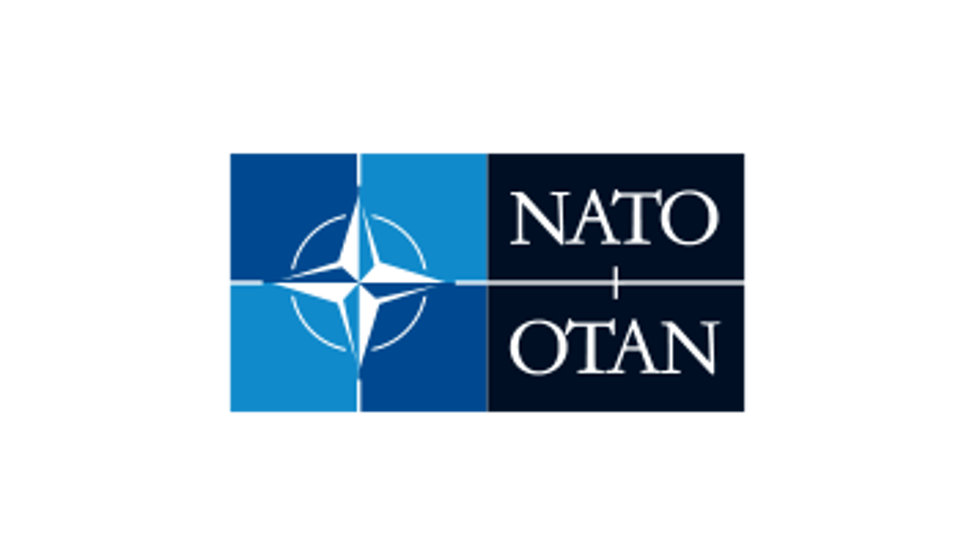 NATO logo.