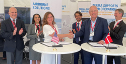 People at Farnborough International Airshow 2022.