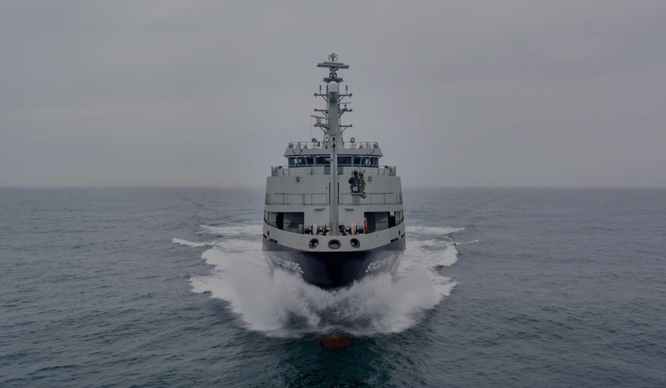 Training Vessel MV Sycamore with Terma naval radars.