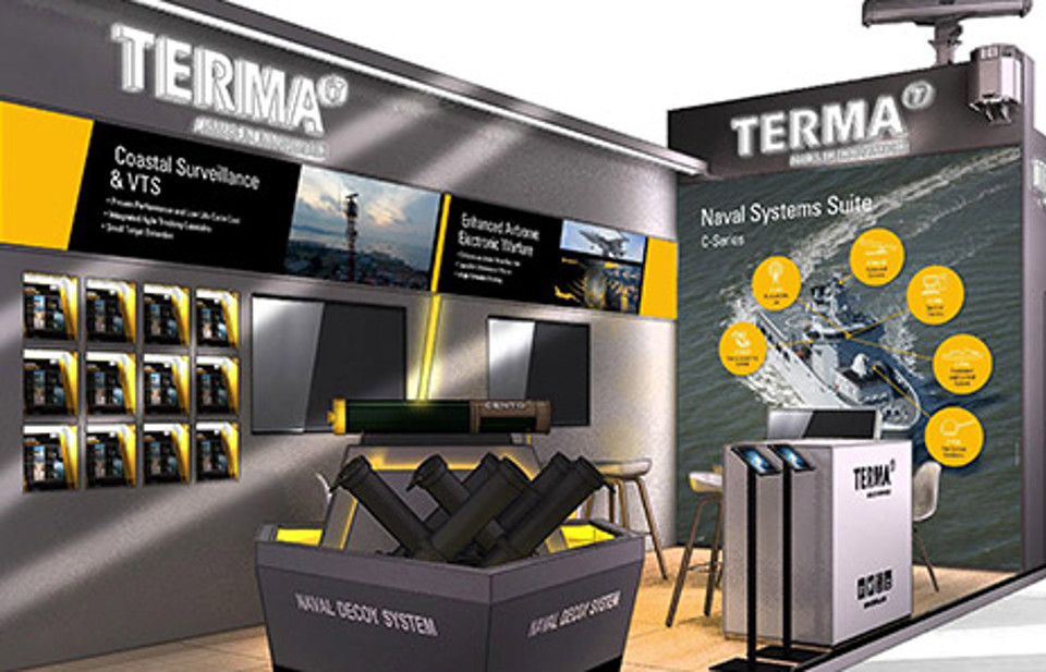 Terma showcasing naval solutions at Defense and Security 2019.