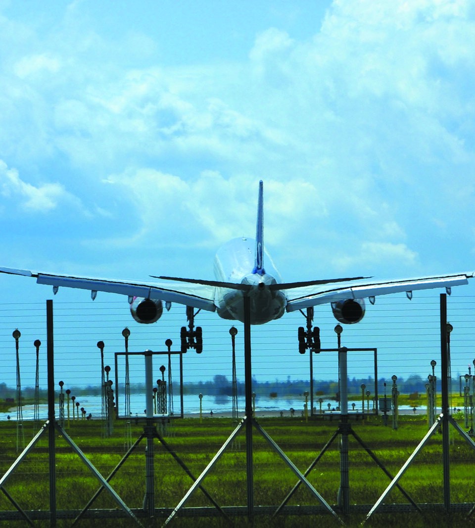 12A Aircraft Landing In Airport
