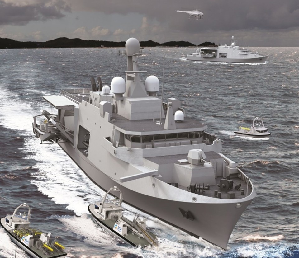 Mine Countermeasures Vessels.