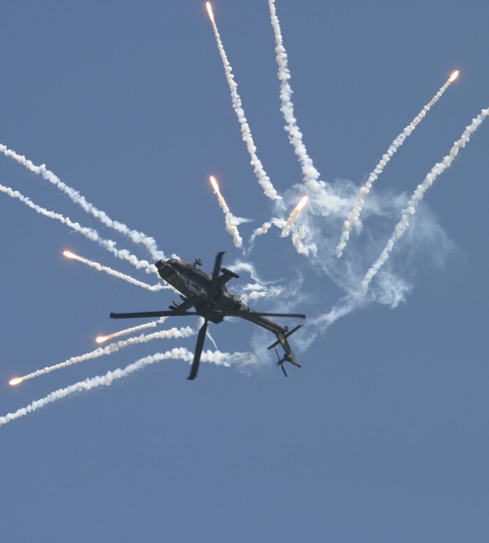 Apache flares Upside down