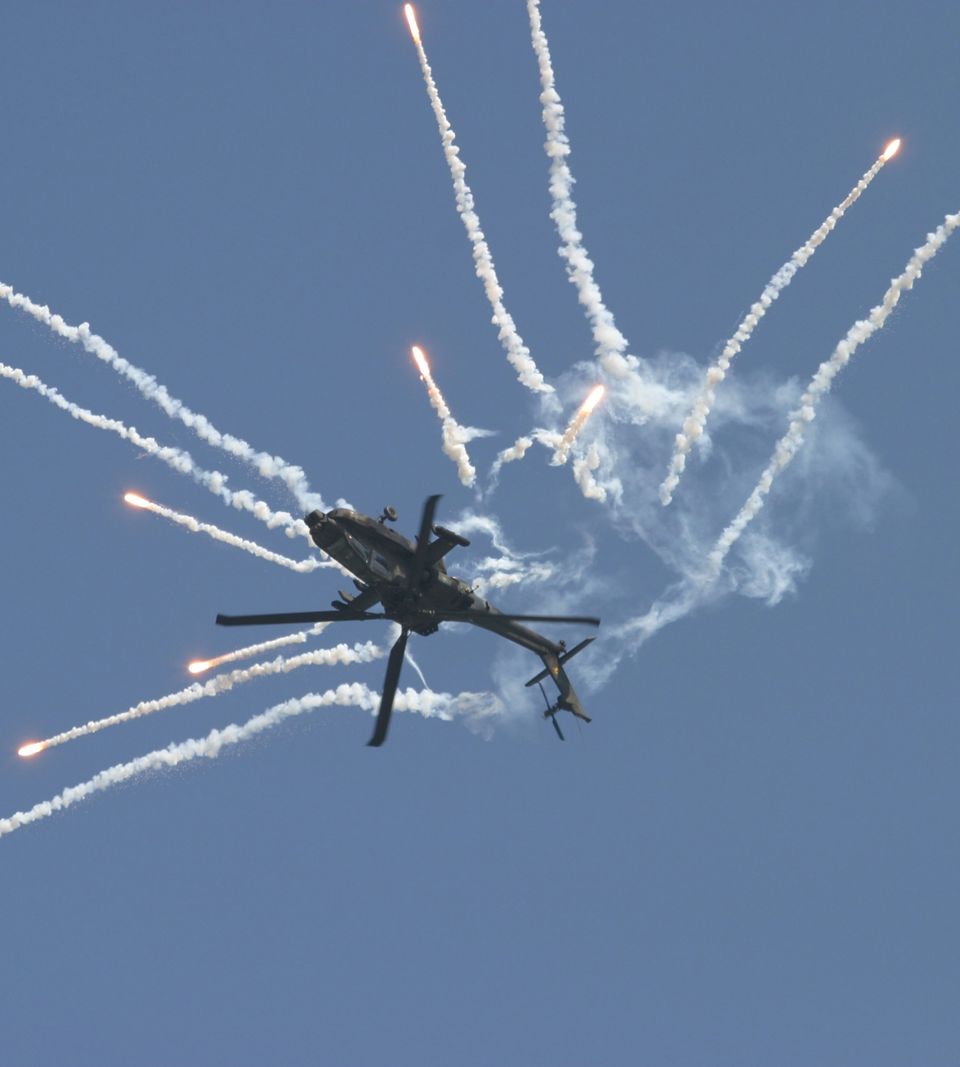Apache flares Upside down.