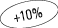 +10%
