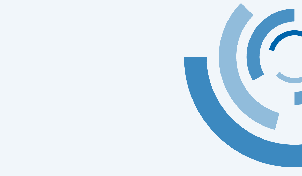 A blue circle with a white circle inside. Description generated by AI