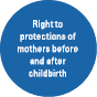 Right to protections of mothers before and after childbirth