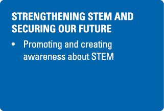 strengthening stem and securing our future Promoting and creating awareness about STEM